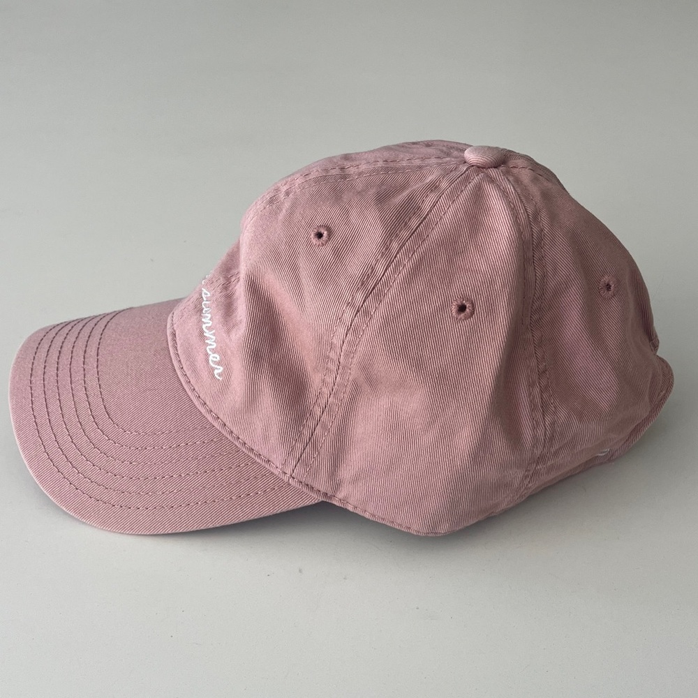 Jenny Bird "Savor Summer" Embroidered Baseball Hat - Pink LIMITED EDITION - Picture 3 of 7